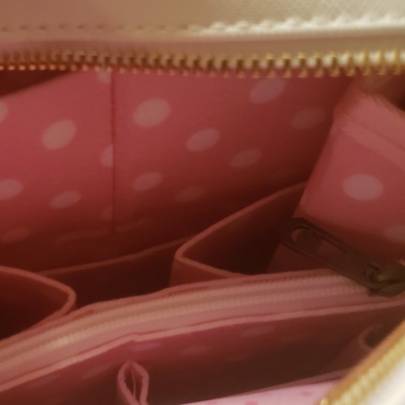 Pink Polka Dots Backpack Organizer - Picture 4 of 5